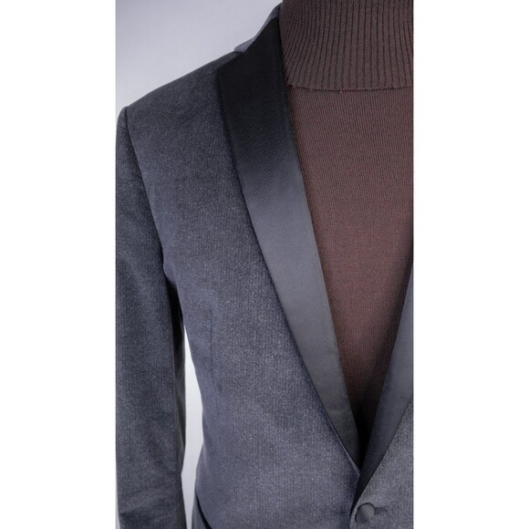 John Varvatos Signature Tailored Tuxedo Jacket blazer Sz 44L Cotton Stretch EUC - Picture 5 of 14